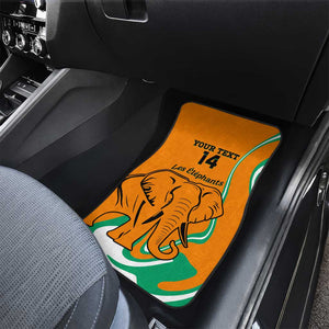 Ivory Coast Football Car Mats 2024 Go Champions Les Elephants