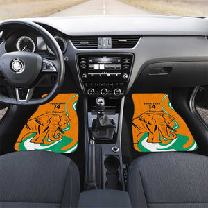 Ivory Coast Football Car Mats 2024 Go Champions Les Elephants