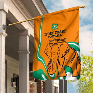 Ivory Coast Football Garden Flag 2024 Go Champions Les Elephants