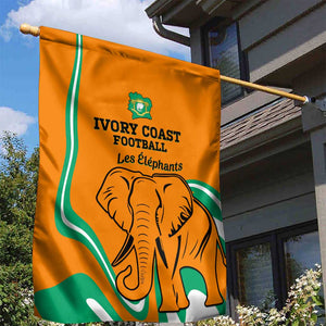 Ivory Coast Football Garden Flag 2024 Go Champions Les Elephants