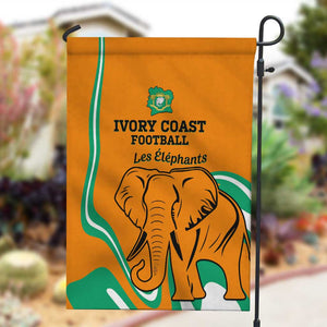 Ivory Coast Football Garden Flag 2024 Go Champions Les Elephants