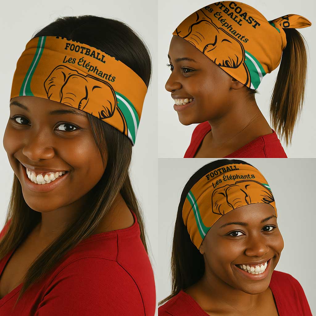 Ivory Coast Football Neck Gaiter 2024 Go Champions Les Elephants LT14