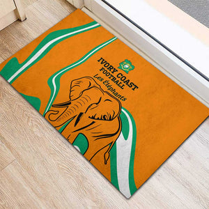 Ivory Coast Football Rubber Doormat 2024 Go Champions Les Elephants