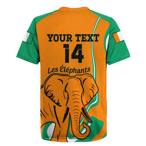 Custom Ivory Coast Football Rugby Jersey 2024 Go Champions Les Elephants