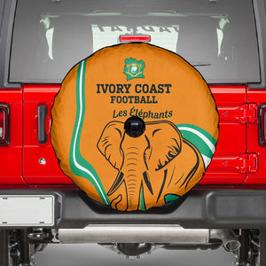 Ivory Coast Football Spare Tire Cover 2024 Go Champions Les Elephants