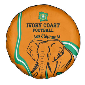 Ivory Coast Football Spare Tire Cover 2024 Go Champions Les Elephants