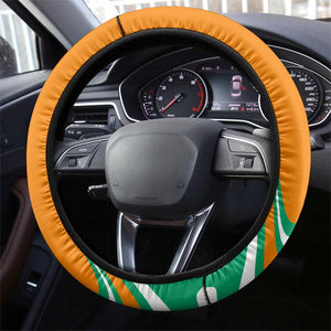 Ivory Coast Football Steering Wheel Cover 2024 Go Champions Les Elephants