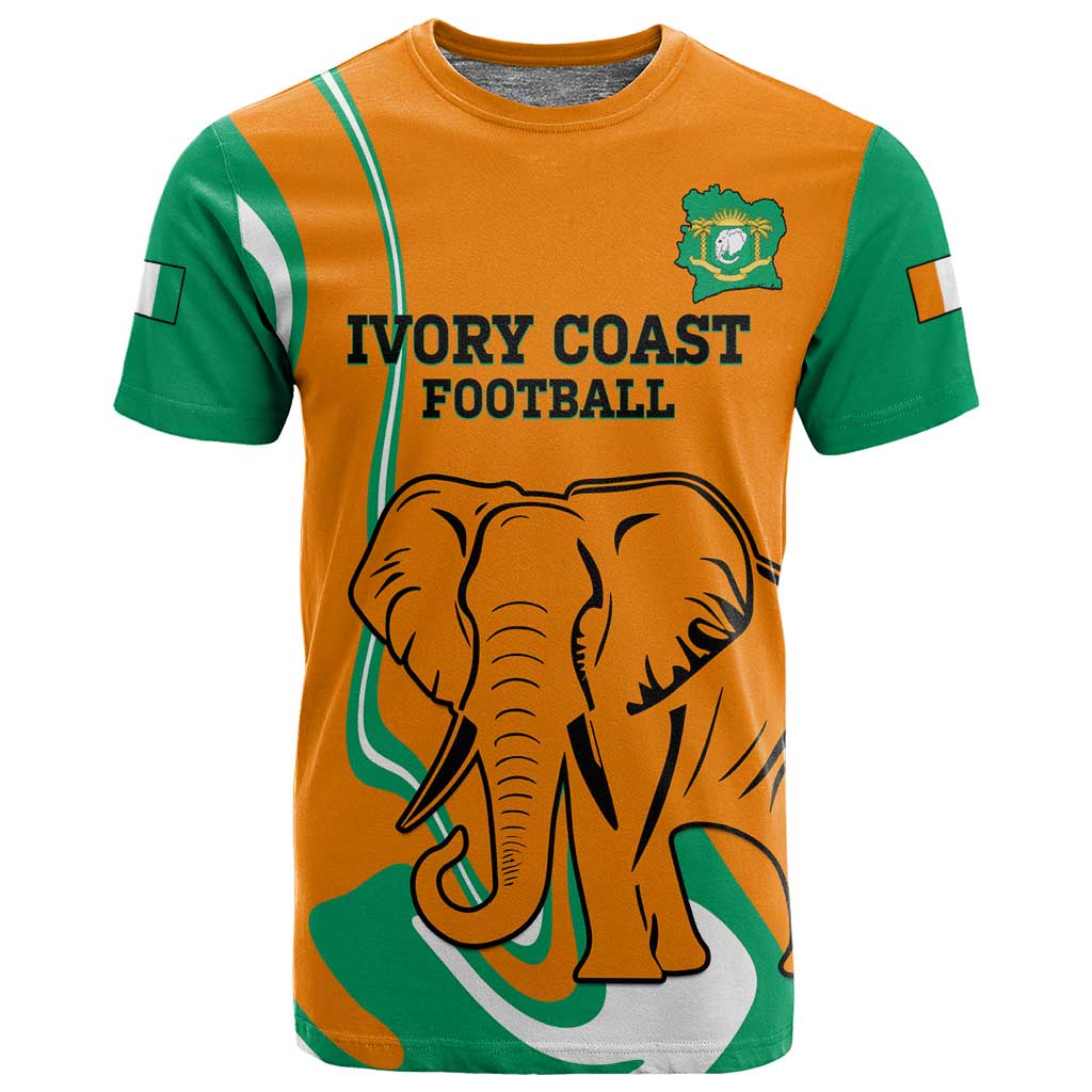 Custom Ivory Coast Football T shirt 2024 Go Champions Les Elephants