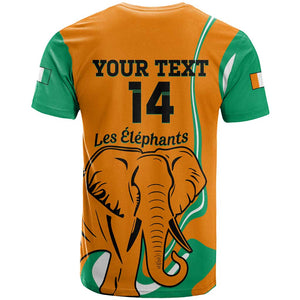 Custom Ivory Coast Football T shirt 2024 Go Champions Les Elephants