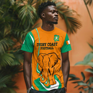 Custom Ivory Coast Football T shirt 2024 Go Champions Les Elephants