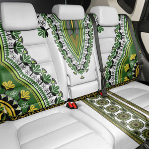 Africa Back Car Seat Cover African Dashiki Royal Green Version