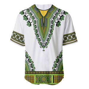 Africa Baseball Jersey African Dashiki Royal Green Version