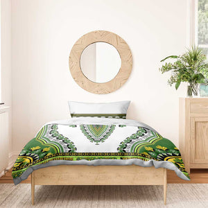 Africa Bedding Set African Dashiki Royal Green Version