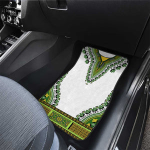 Africa Car Mats African Dashiki Royal Green Version