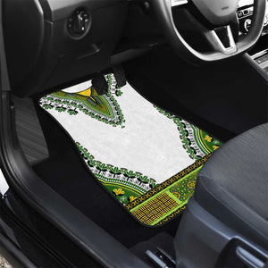 Africa Car Mats African Dashiki Royal Green Version