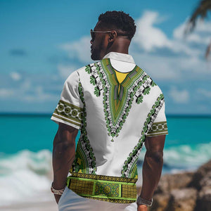 Africa Hawaiian Shirt African Dashiki Royal Green Version