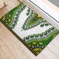 Africa Rubber Doormat African Dashiki Royal Green Version