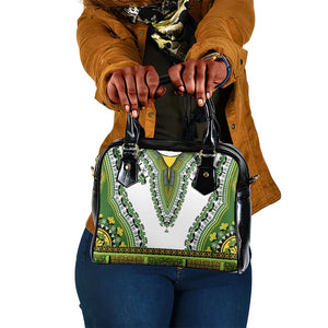 Africa Shoulder Handbag African Dashiki Royal Green Version