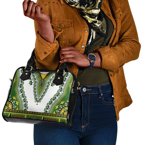 Africa Shoulder Handbag African Dashiki Royal Green Version