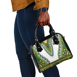 Africa Shoulder Handbag African Dashiki Royal Green Version