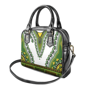 Africa Shoulder Handbag African Dashiki Royal Green Version