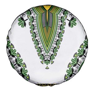 Africa Spare Tire Cover African Dashiki Royal Green Version