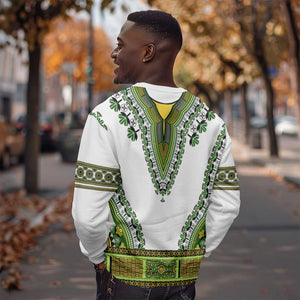 Africa Sweatshirt African Dashiki Royal Green Version