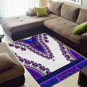 Africa Area Rug African Dashiki Royal Purple Version