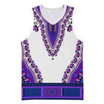 Africa Basketball Jersey African Dashiki Royal Purple Version LT14