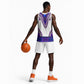 Africa Basketball Jersey African Dashiki Royal Purple Version LT14