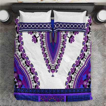 Africa Bedding Set African Dashiki Royal Purple Version