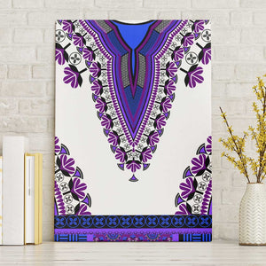 Africa Canvas Wall Art African Dashiki Royal Purple Version