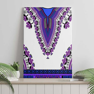 Africa Canvas Wall Art African Dashiki Royal Purple Version