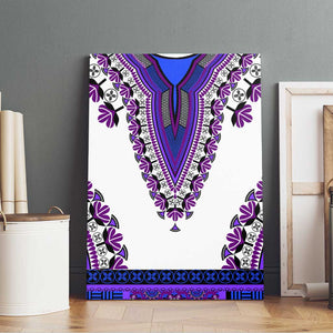 Africa Canvas Wall Art African Dashiki Royal Purple Version