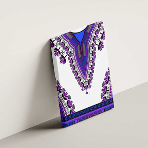 Africa Canvas Wall Art African Dashiki Royal Purple Version