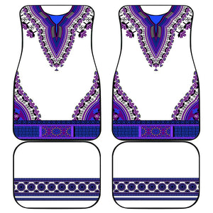 Africa Car Mats African Dashiki Royal Purple Version