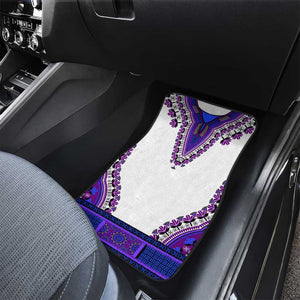 Africa Car Mats African Dashiki Royal Purple Version