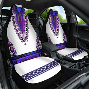 Africa Car Seat Cover African Dashiki Royal Purple Version