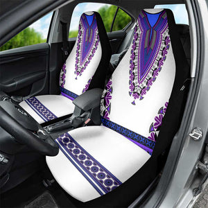 Africa Car Seat Cover African Dashiki Royal Purple Version