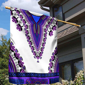 Africa Garden Flag African Dashiki Royal Purple Version