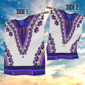 Africa Garden Flag African Dashiki Royal Purple Version