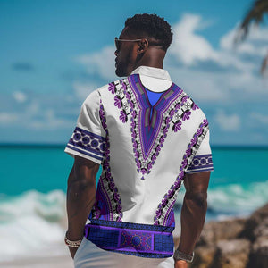 Africa Hawaiian Shirt African Dashiki Royal Purple Version