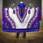 Africa Hooded Blanket African Dashiki Royal Purple Version