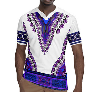 Africa Rugby Jersey African Dashiki Royal Purple Version