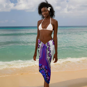 Africa Sarong African Dashiki Royal Purple Version