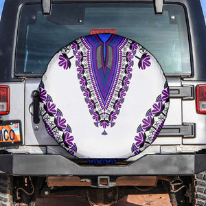 Africa Spare Tire Cover African Dashiki Royal Purple Version