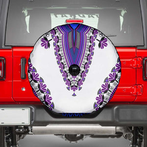 Africa Spare Tire Cover African Dashiki Royal Purple Version