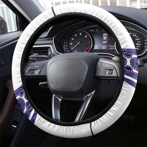 Africa Steering Wheel Cover African Dashiki Royal Purple Version