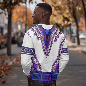 Africa Sweatshirt African Dashiki Royal Purple Version