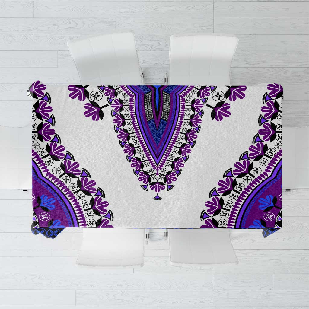 Africa Tablecloth African Dashiki Royal Purple Version